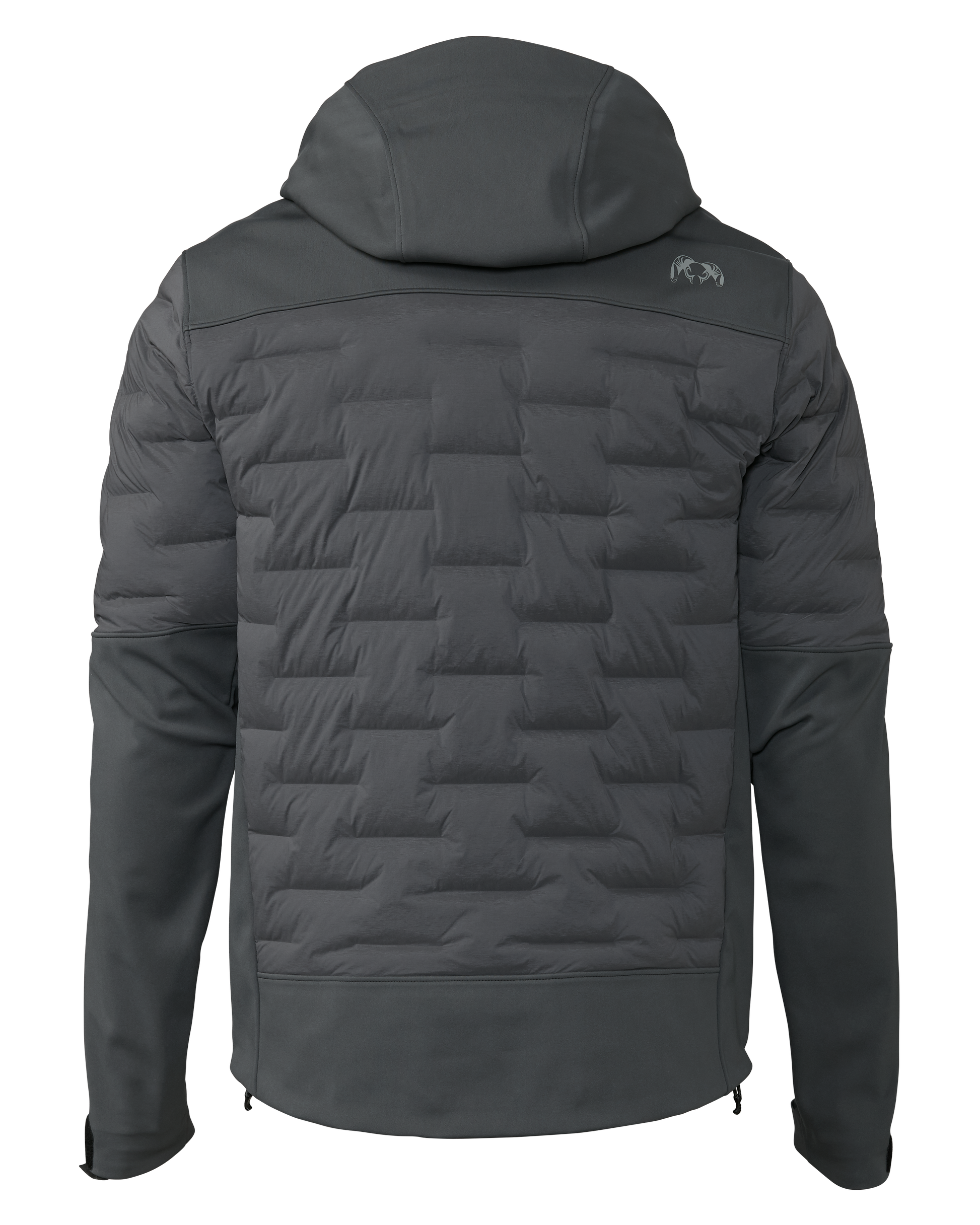 Axis Thermal Hybrid Hooded Jacket | Gunmetal