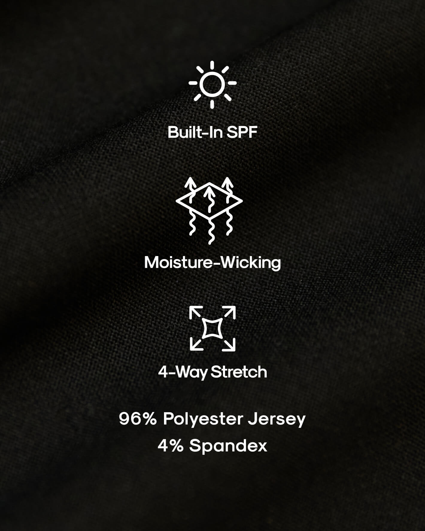 All Black Active Crew Neck 6-Pack