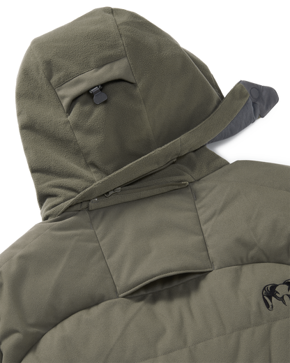 Super Down Haven Hooded Jacket | Ash