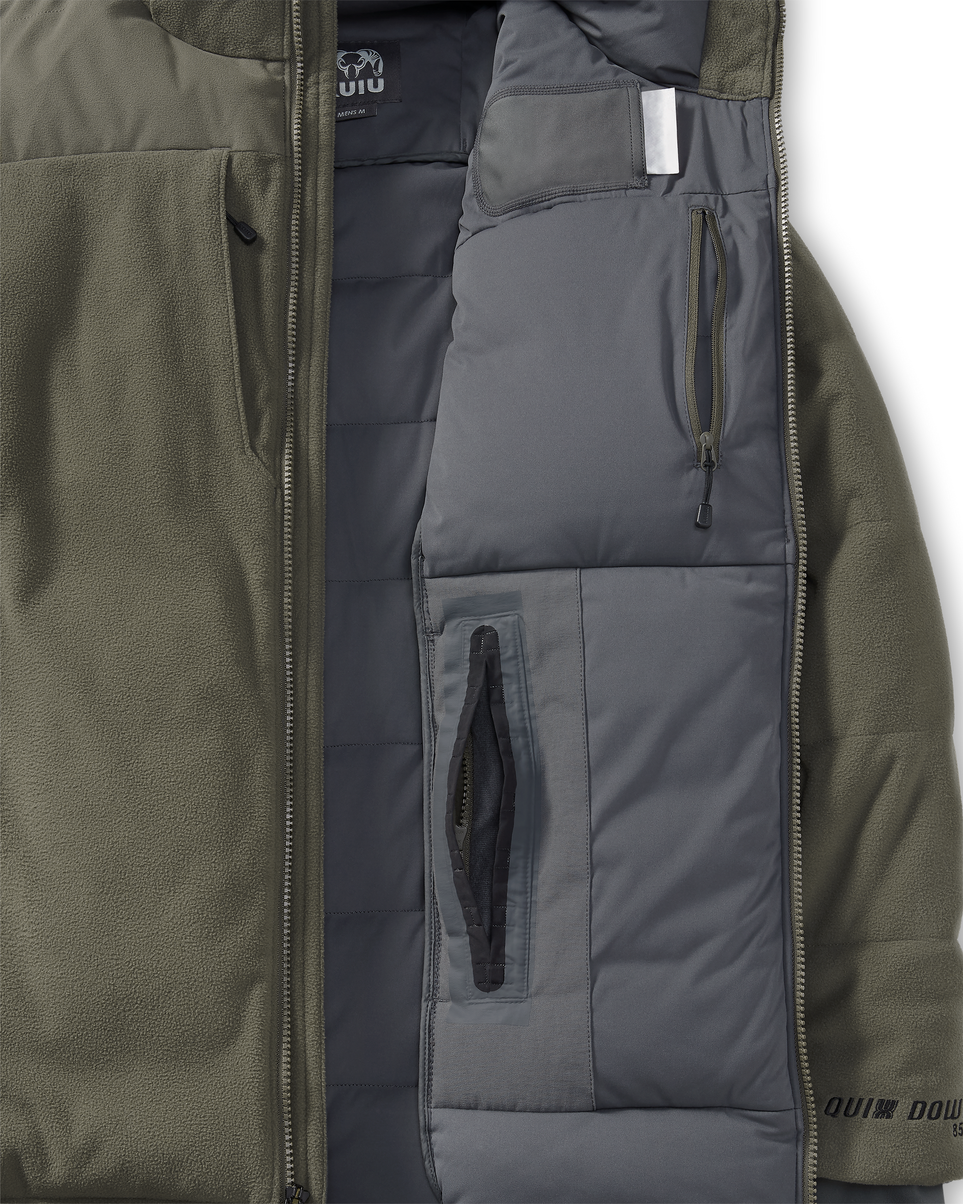 Super Down Haven Hooded Jacket | Ash