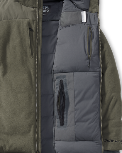 Super Down Haven Hooded Jacket | Ash