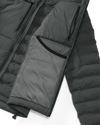 Outlet Flyway Insulated Hooded Jacket | Gunmetal