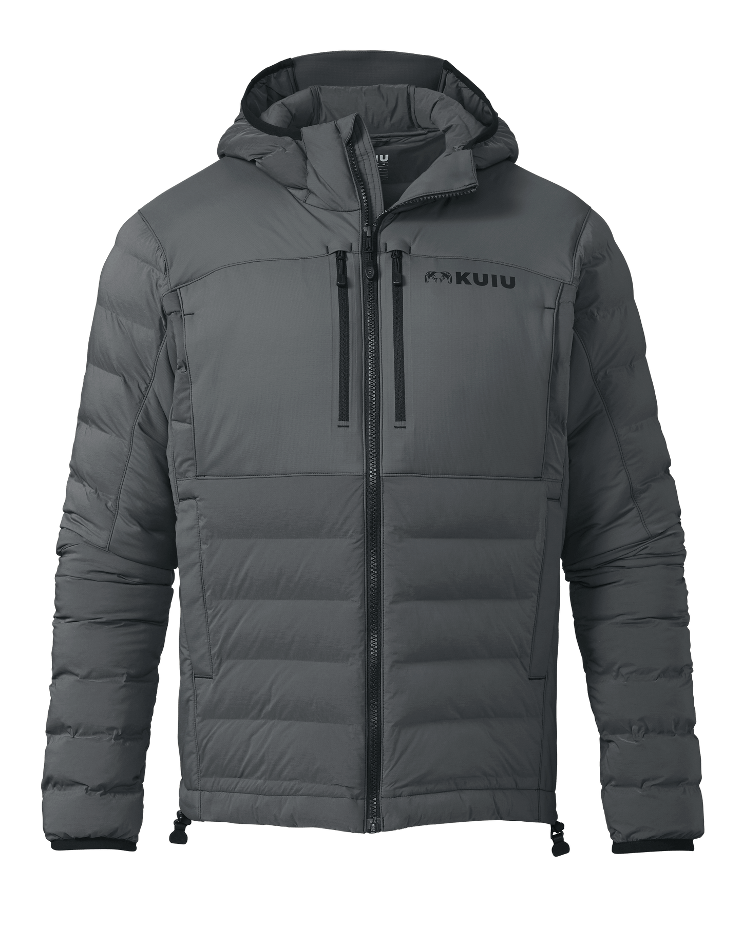 Outlet Flyway Insulated Hooded Jacket | Gunmetal