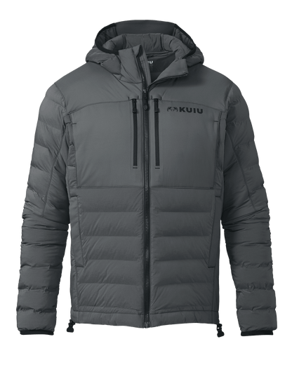Outlet Flyway Insulated Hooded Jacket | Gunmetal