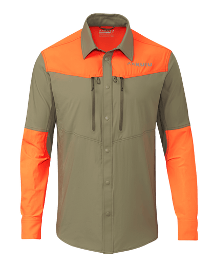 Upland Sporter Shirt | Khaki/Blaze Orange