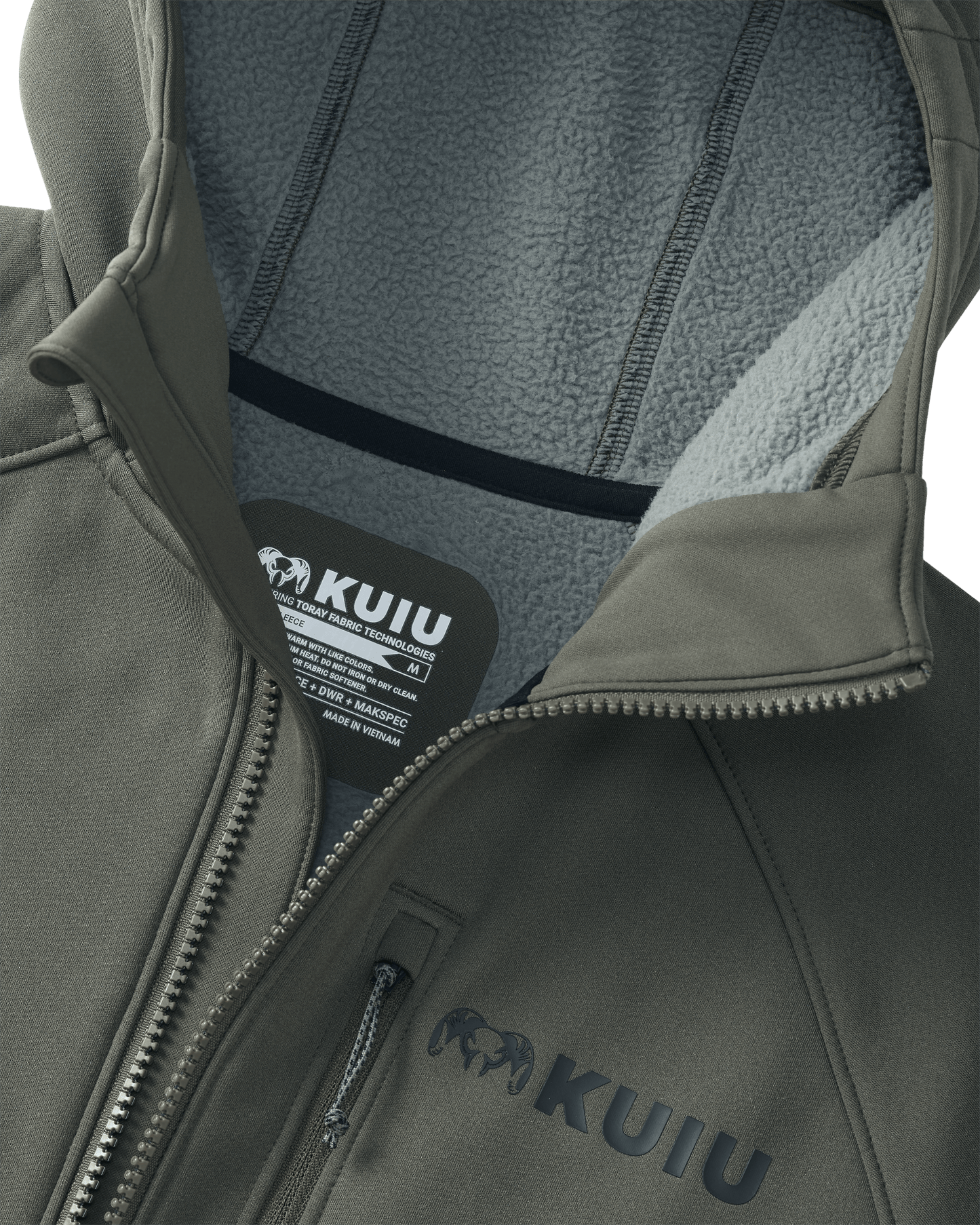 StrongFleece 275 Full Zip Hoodie | Ash