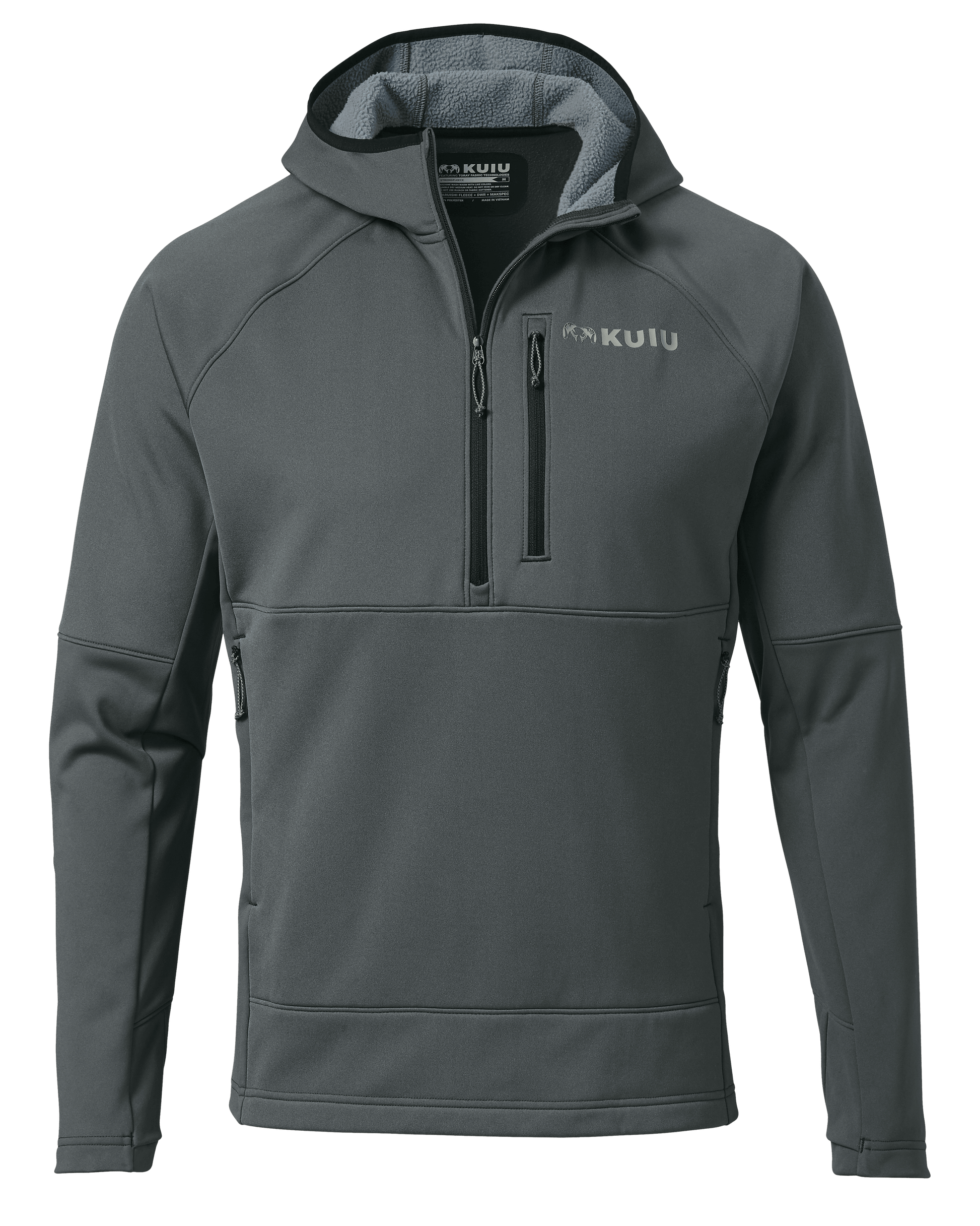 StrongFleece 235 Zip-T Hoodie | Gunmetal