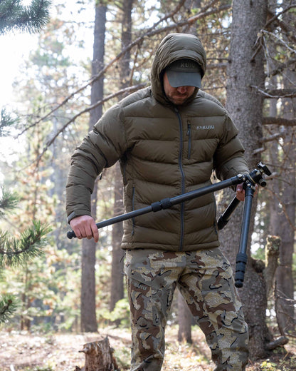 Super Down PRO Hooded Jacket | Gunmetal
