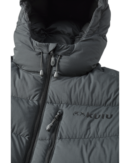 Super Down PRO Hooded Jacket | Gunmetal