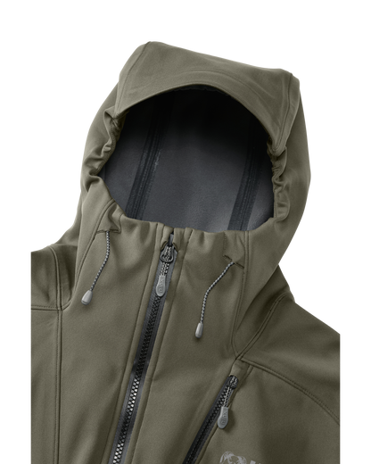 Axis Hybrid Hooded Jacket | Ash