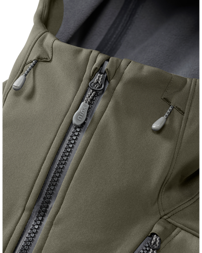 Axis Hybrid Hooded Jacket | Ash