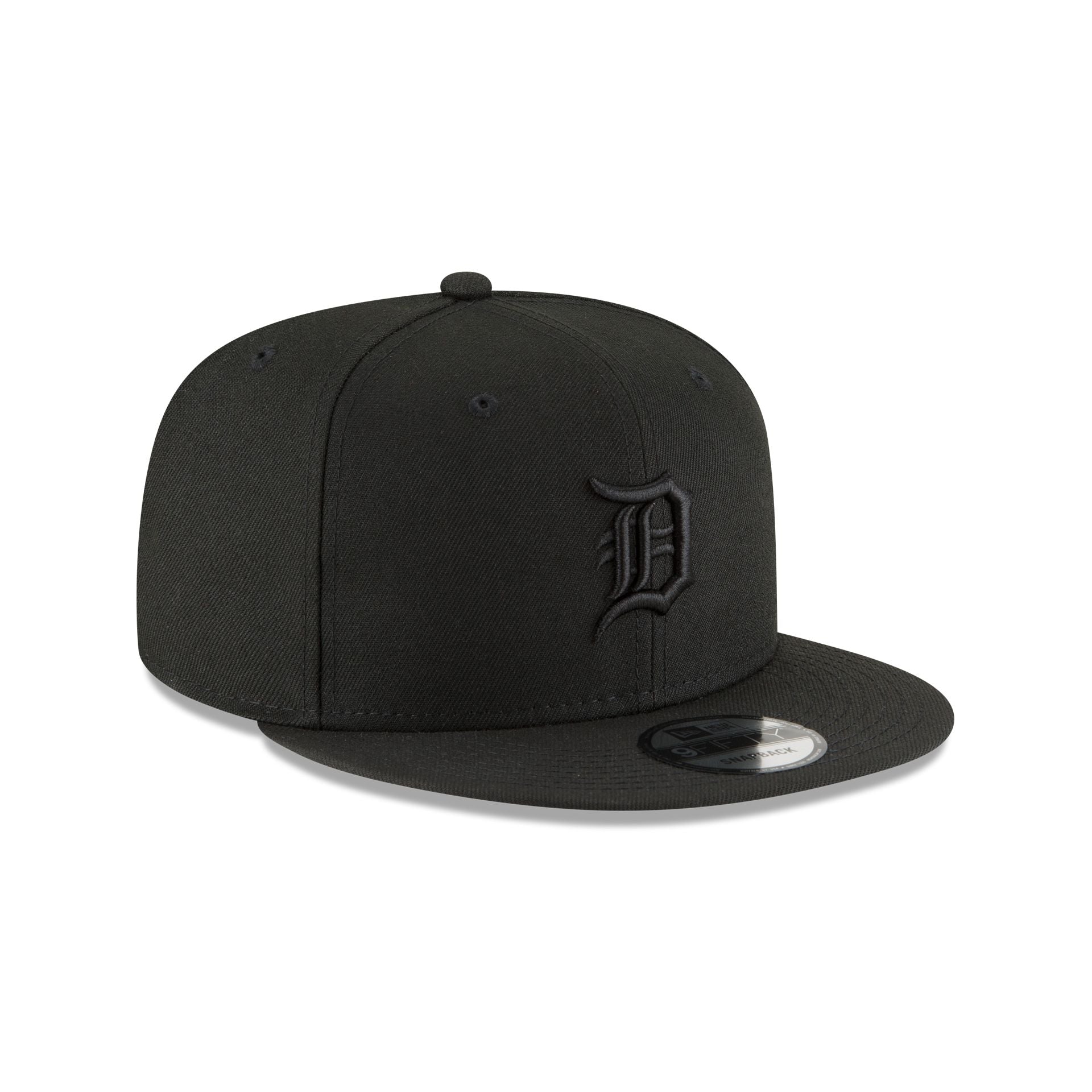 Detroit Tigers Basic All Black 9FIFTY Snapback Hat