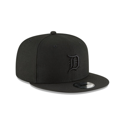 Detroit Tigers Basic All Black 9FIFTY Snapback Hat