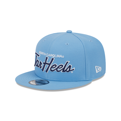 North Carolina Tar Heels Script Blue 9FIFTY Snapback Hat