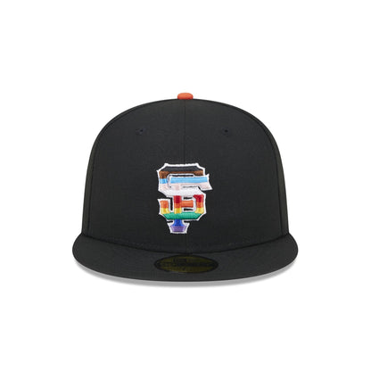 San Francisco Giants Turn Back the Clock Black 59FIFTY Fitted Hat