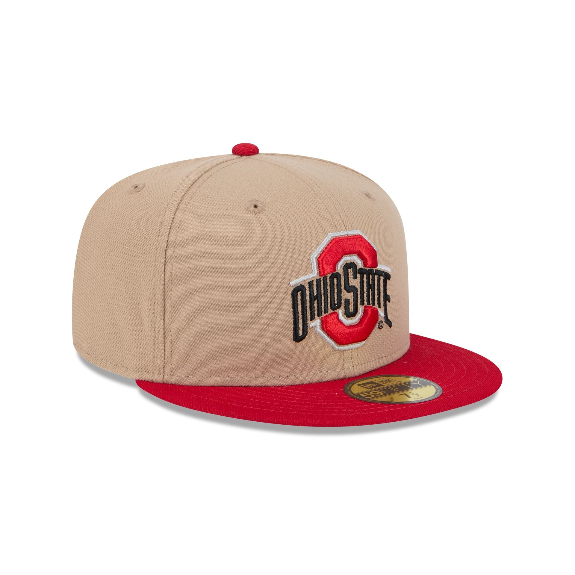 Ohio State Buckeyes Camel 59FIFTY Fitted Hat