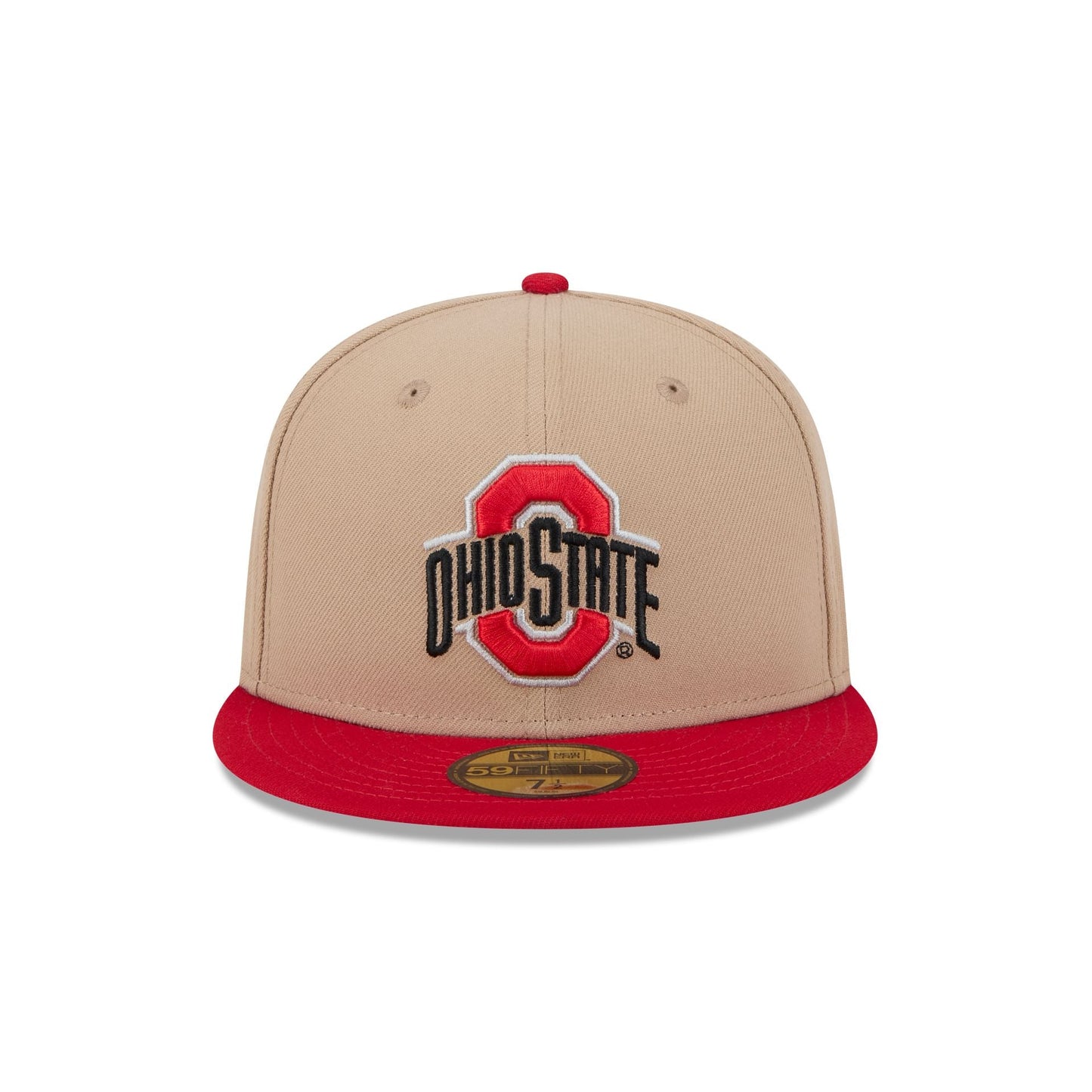 Ohio State Buckeyes Camel 59FIFTY Fitted Hat