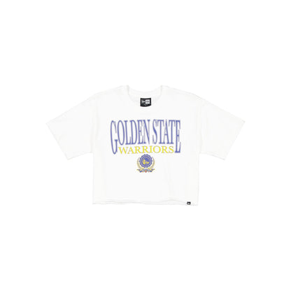 Golden State Warriors Throwback Prep Women's Cropped T-Shirt