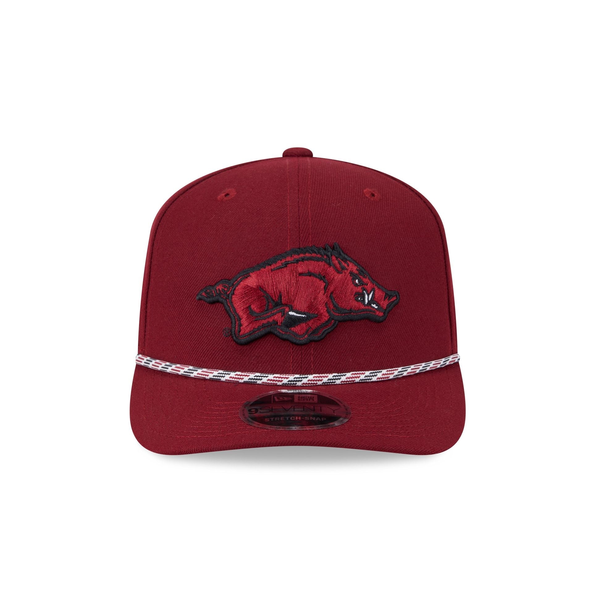 Arkansas Razorbacks Multicolor Rope 9SEVENTY Stretch-Snap Hat