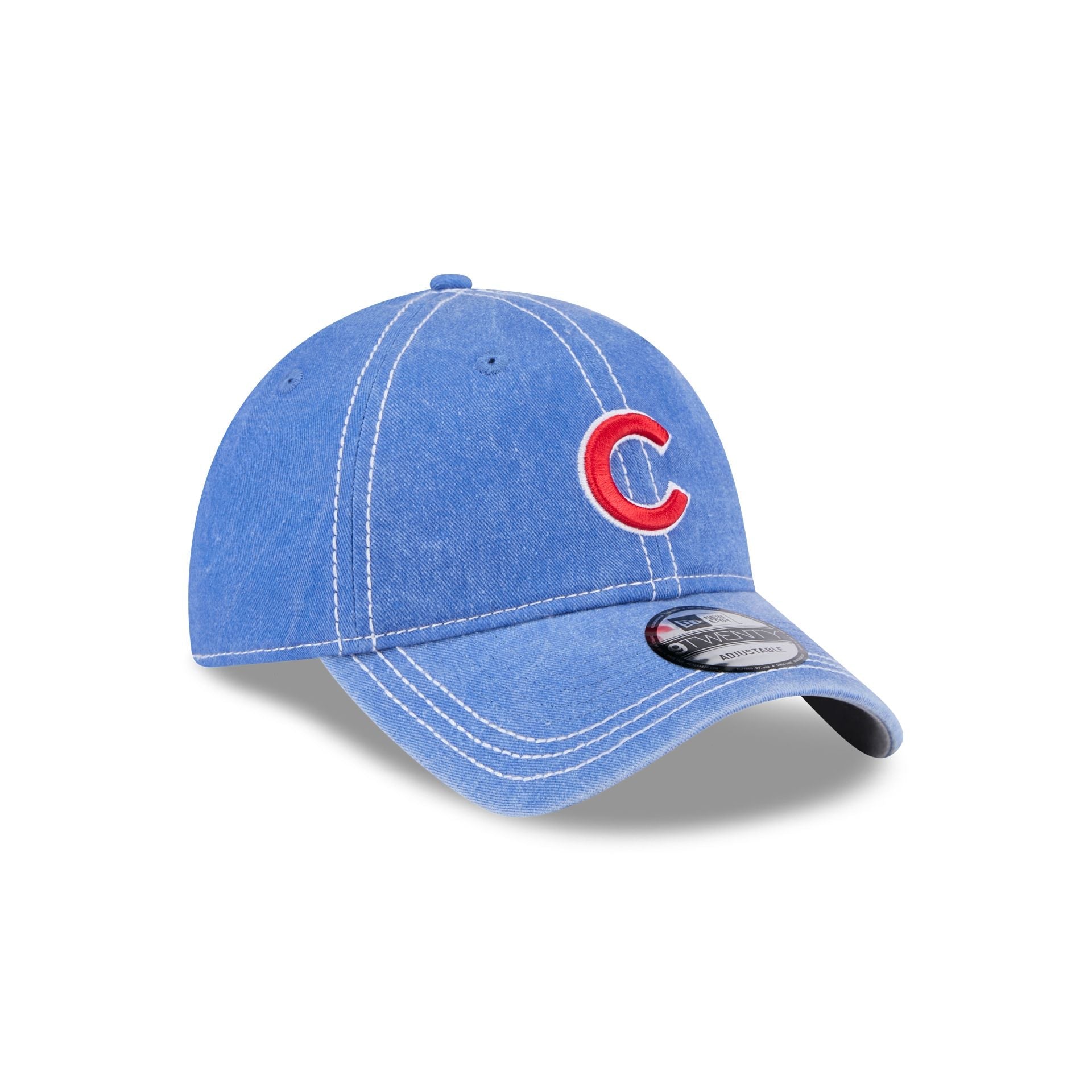 Chicago Cubs Washed Contrast 9TWENTY Adjustable Hat