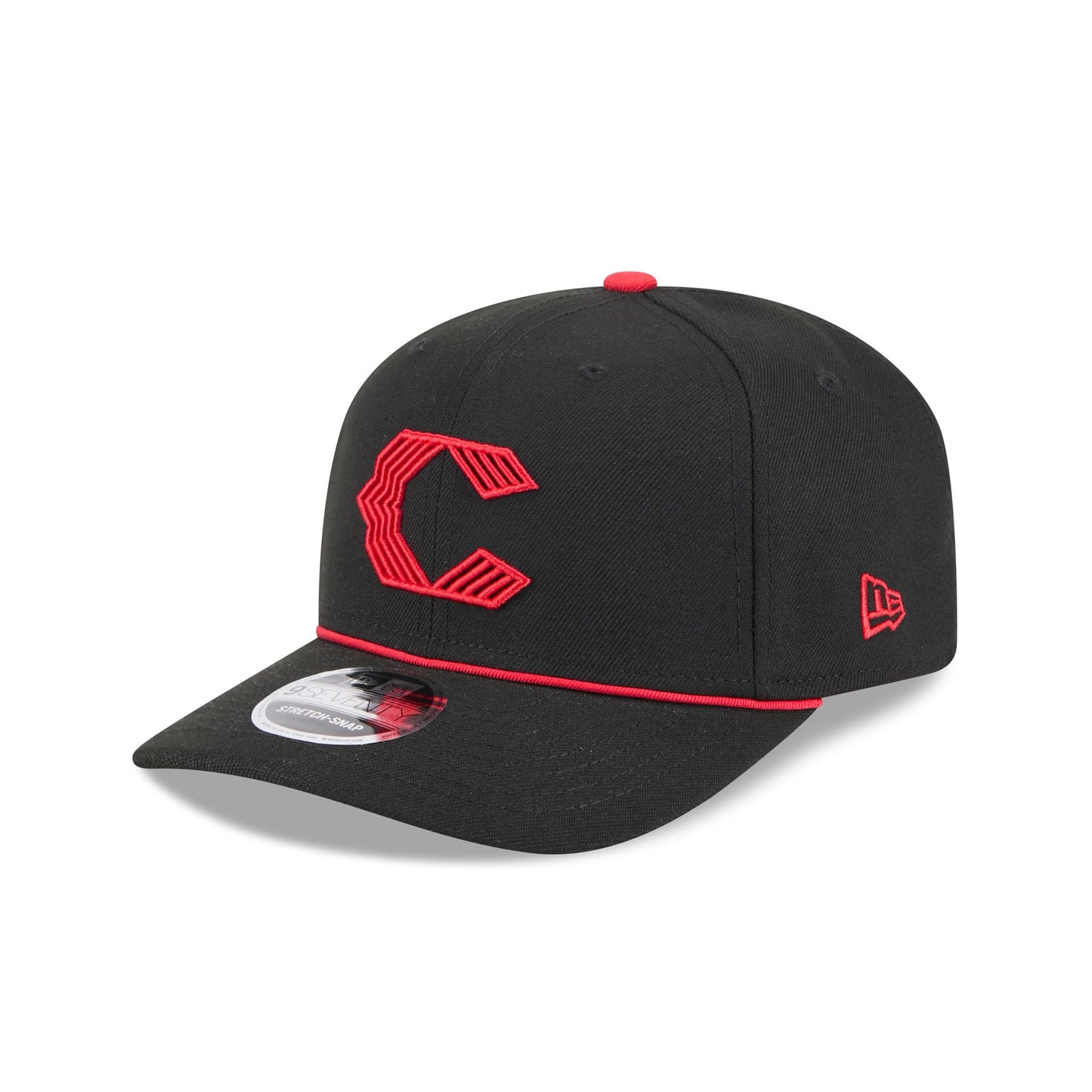 Cincinnati Reds 2026 City Connect 9SEVENTY Stretch-Snap Hat