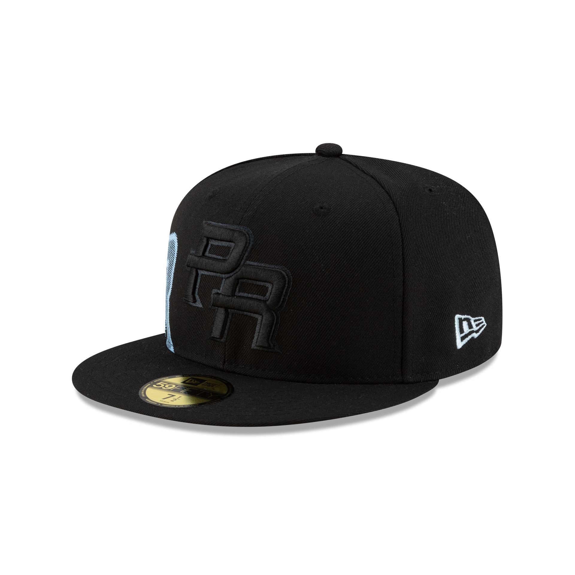 Puerto Rico Black on Black 59FIFTY Fitted Hat