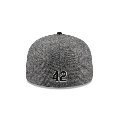 MLB Jackie Robinson Yorkshire Tweed 59FIFTY A-Frame Fitted Hat