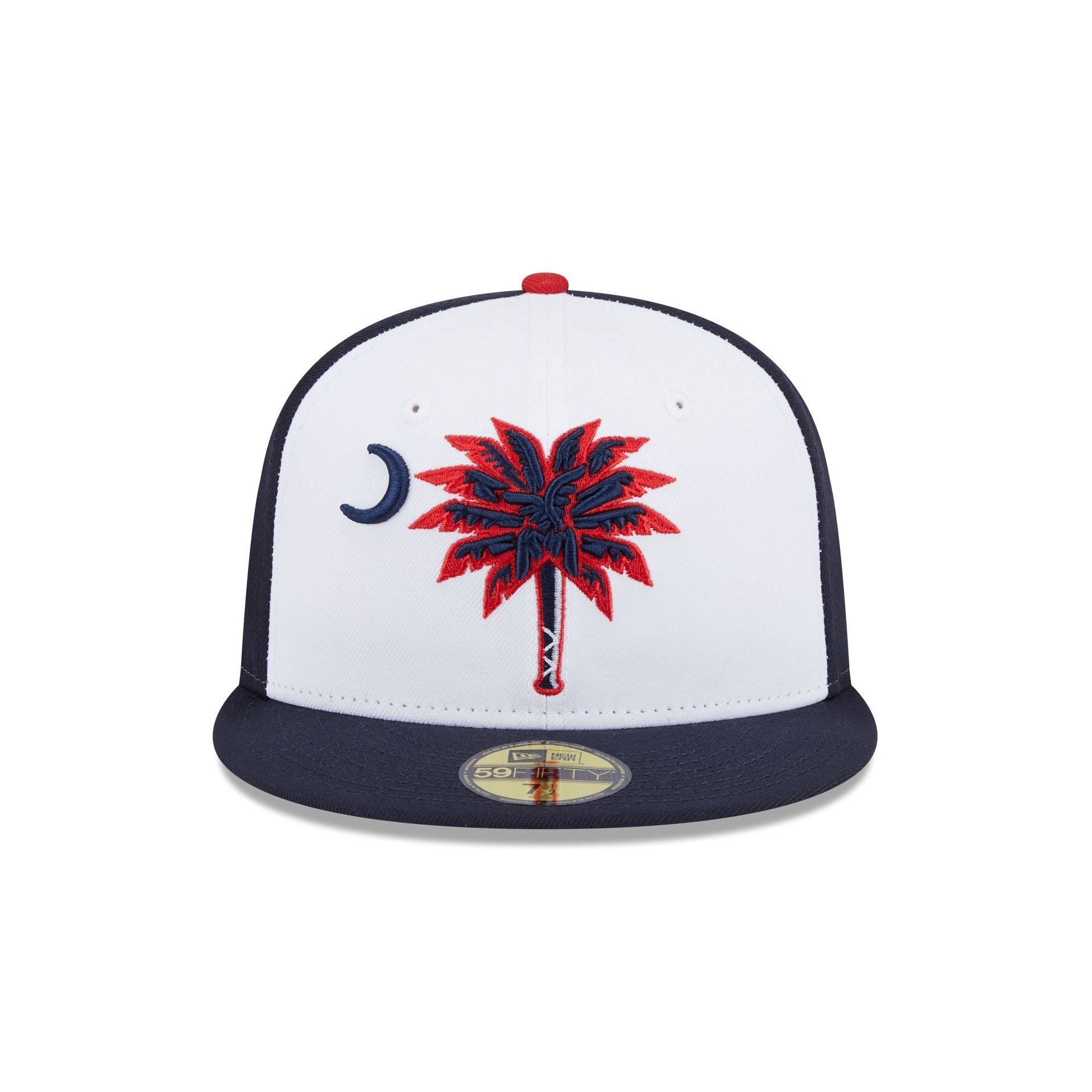 Myrtle Beach Pelicans Theme Night Navy Sidepatch 59FIFTY Fitted Hat