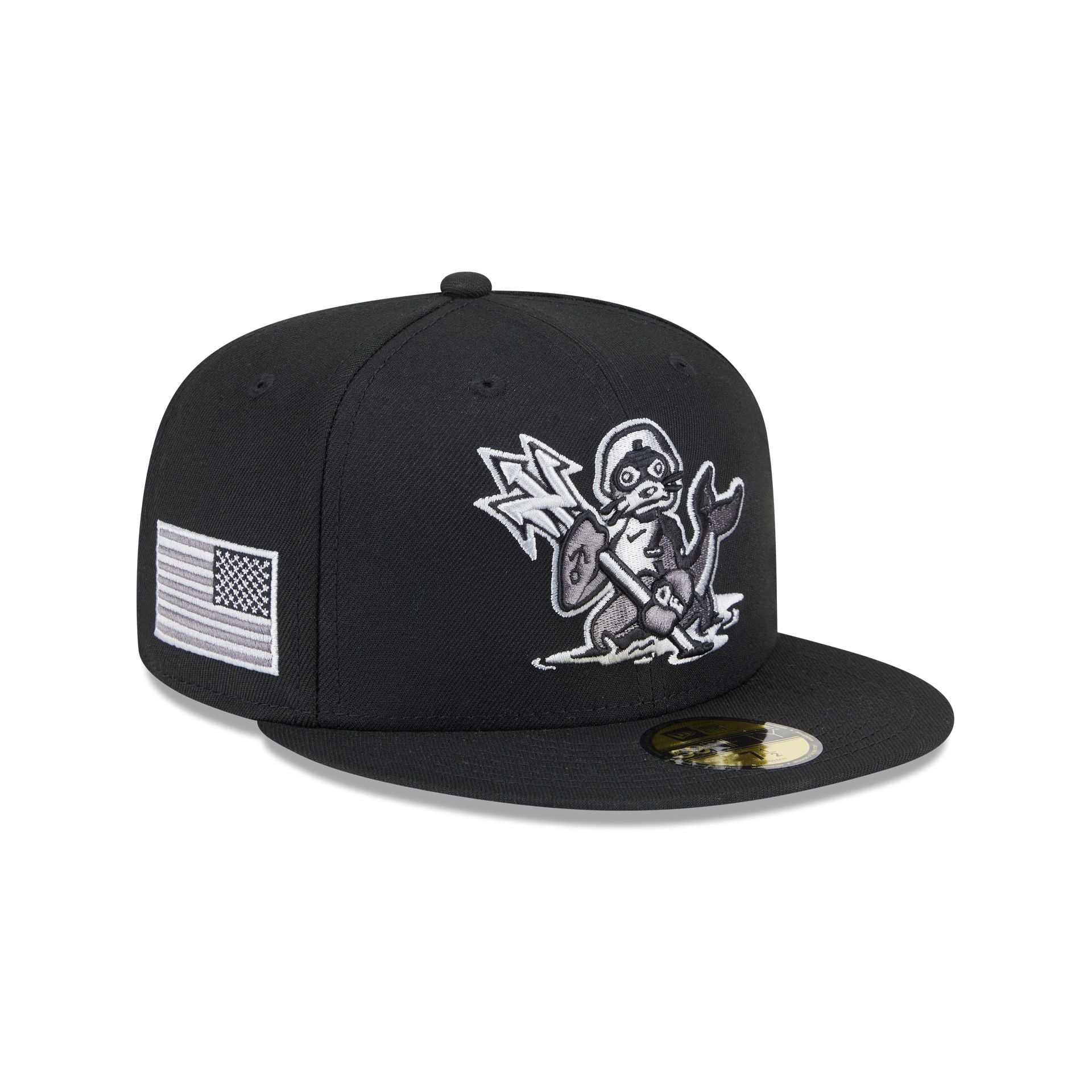Norfolk Tides Theme Night Black 59FIFTY Fitted Hat