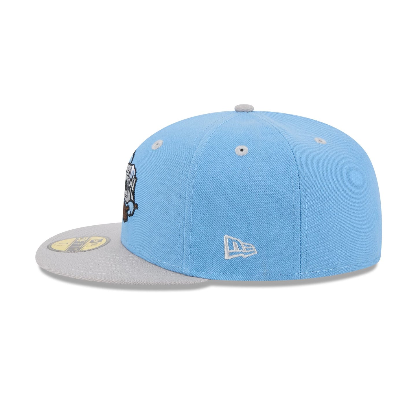 Wisconsin Timber Rattlers Theme Night Light Blue 59FIFTY Fitted Hat