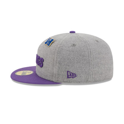 Minnesota Vikings Heather Gray Wool 59FIFTY Fitted Hat