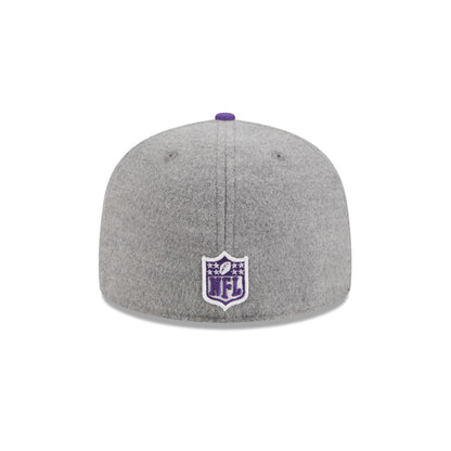 Minnesota Vikings Heather Gray Wool 59FIFTY Fitted Hat