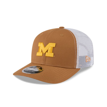 Michigan Wolverines Light Bronze 9SEVENTY Trucker Hat