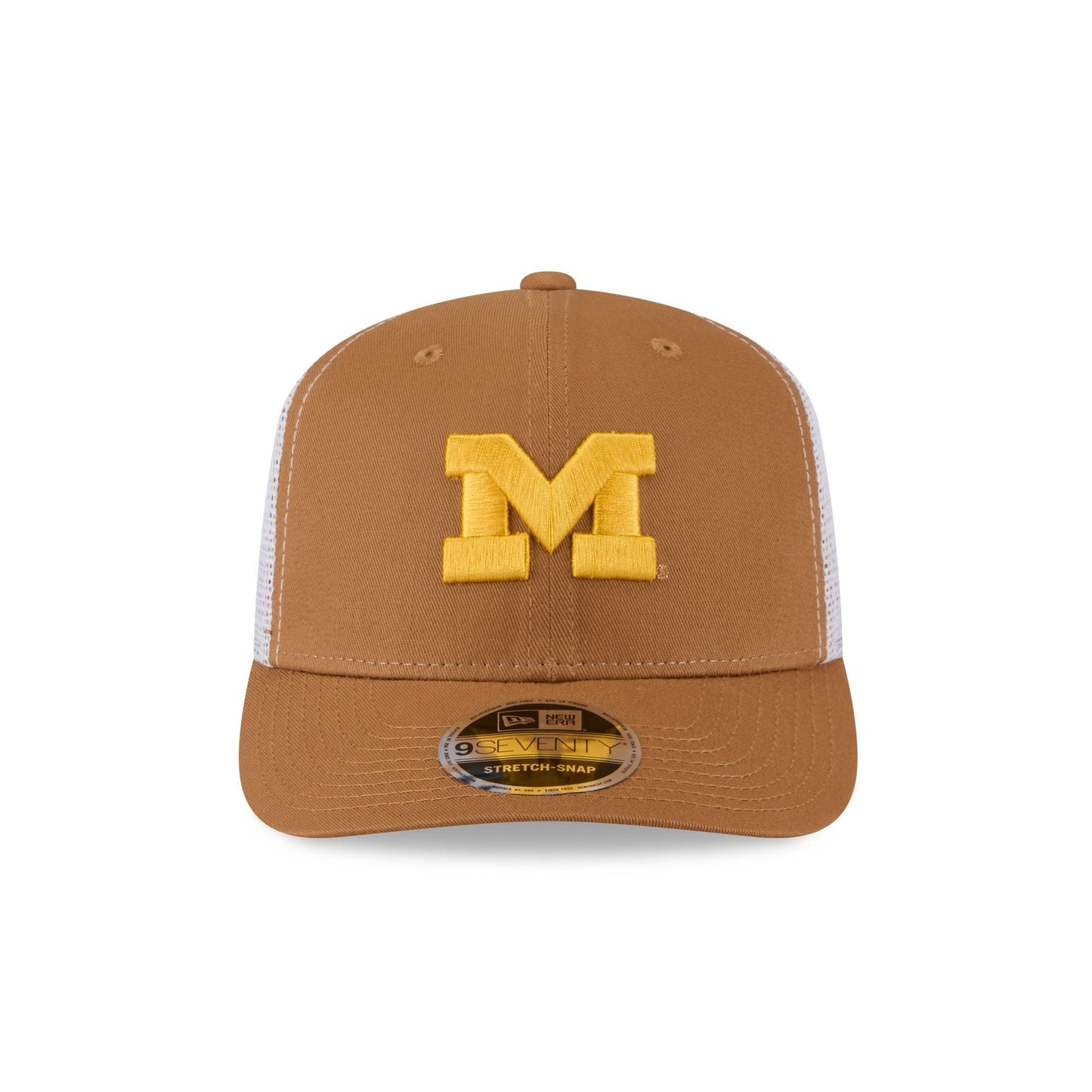Michigan Wolverines Light Bronze 9SEVENTY Trucker Hat