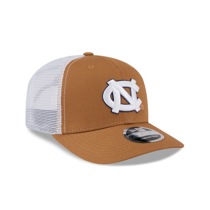 North Carolina Tar Heels Light Bronze 9SEVENTY Trucker Hat