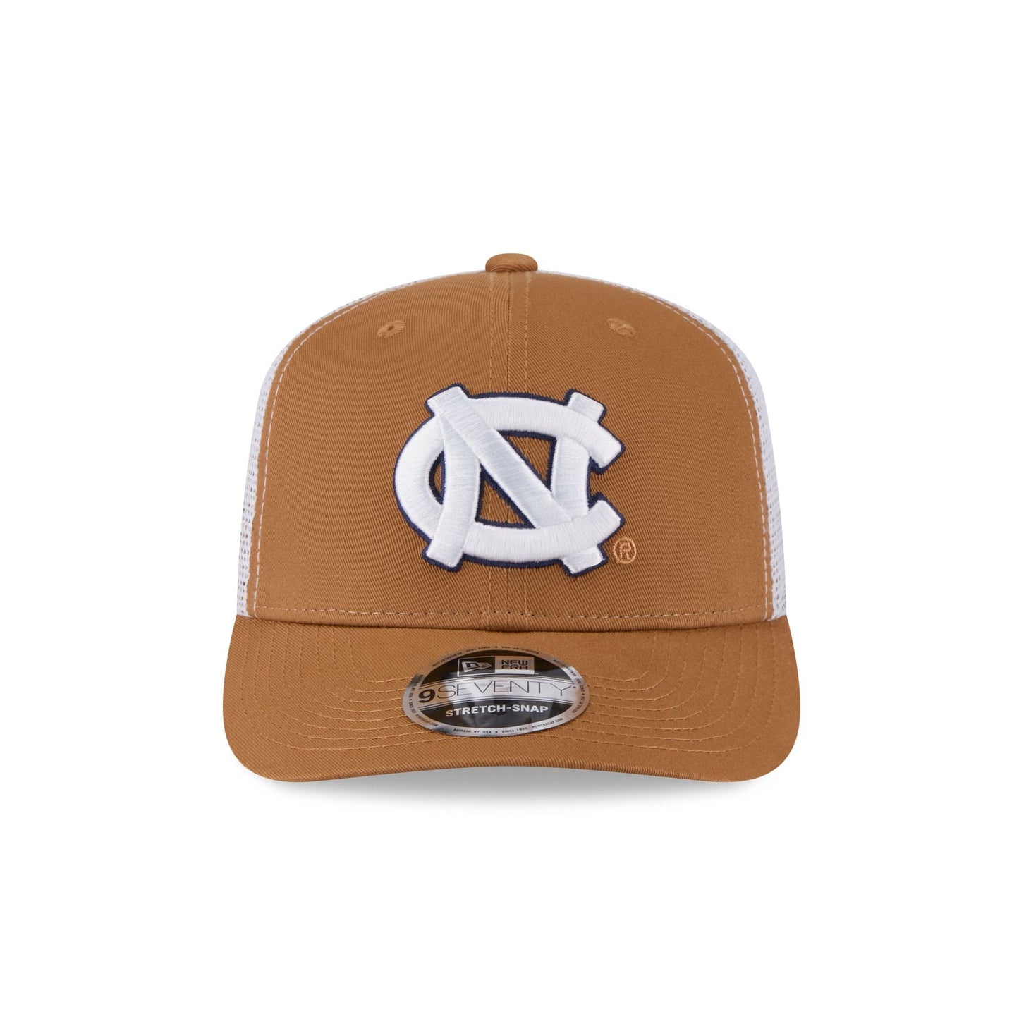 North Carolina Tar Heels Light Bronze 9SEVENTY Trucker Hat