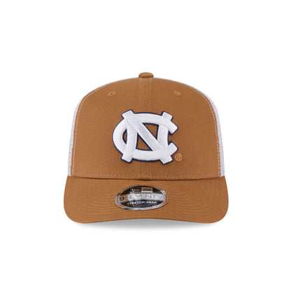North Carolina Tar Heels Light Bronze 9SEVENTY Trucker Hat
