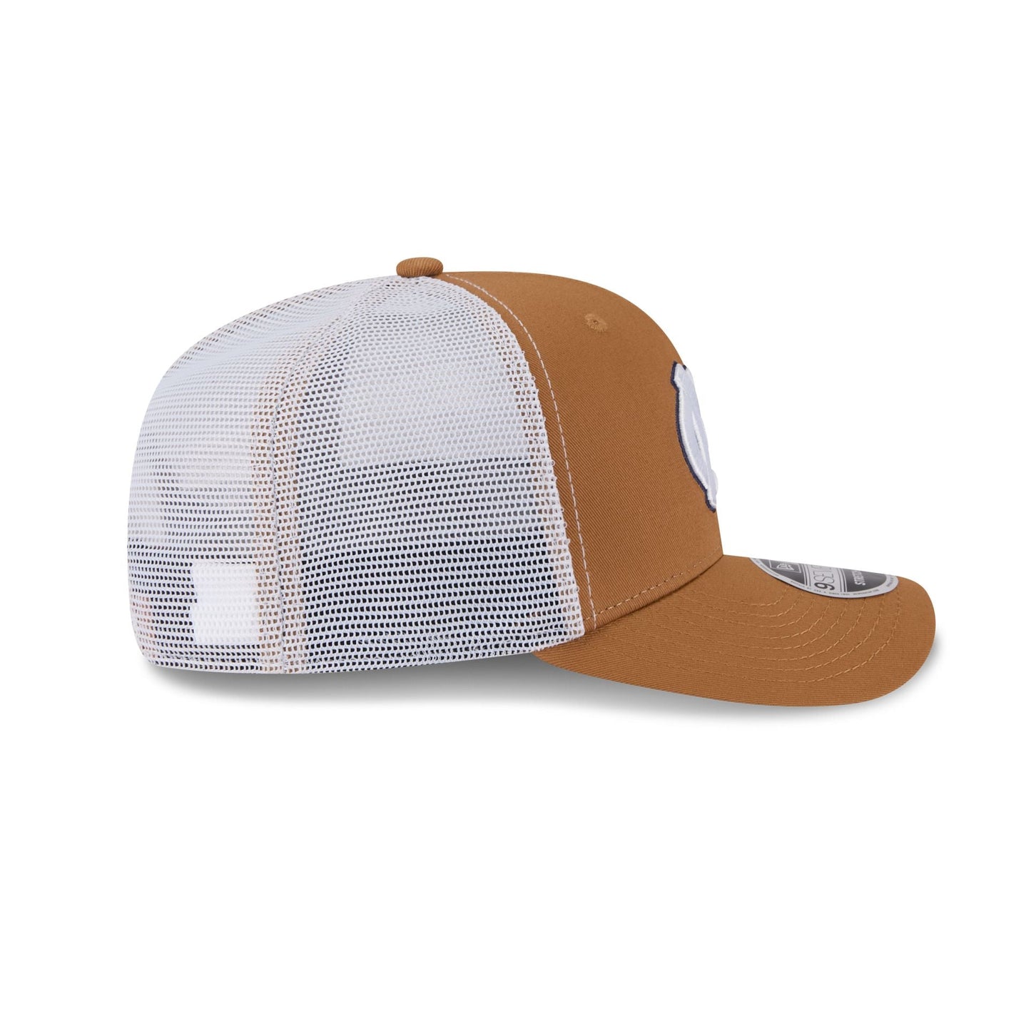 North Carolina Tar Heels Light Bronze 9SEVENTY Trucker Hat