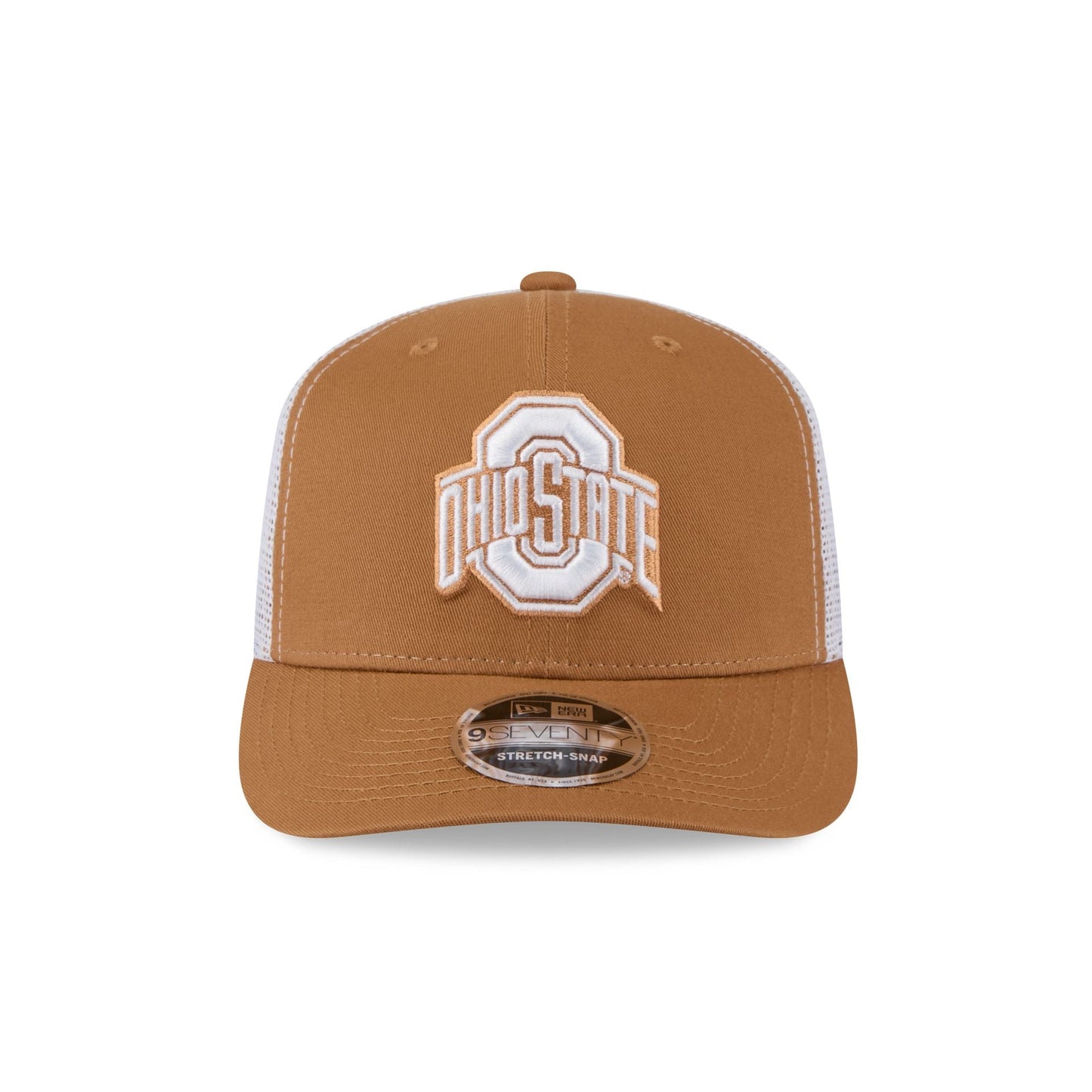 Ohio State Buckeyes Light Bronze 9SEVENTY Trucker Hat