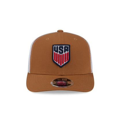 U.S. Soccer Men's National Team Light Bronze 9SEVENTY Trucker Hat
