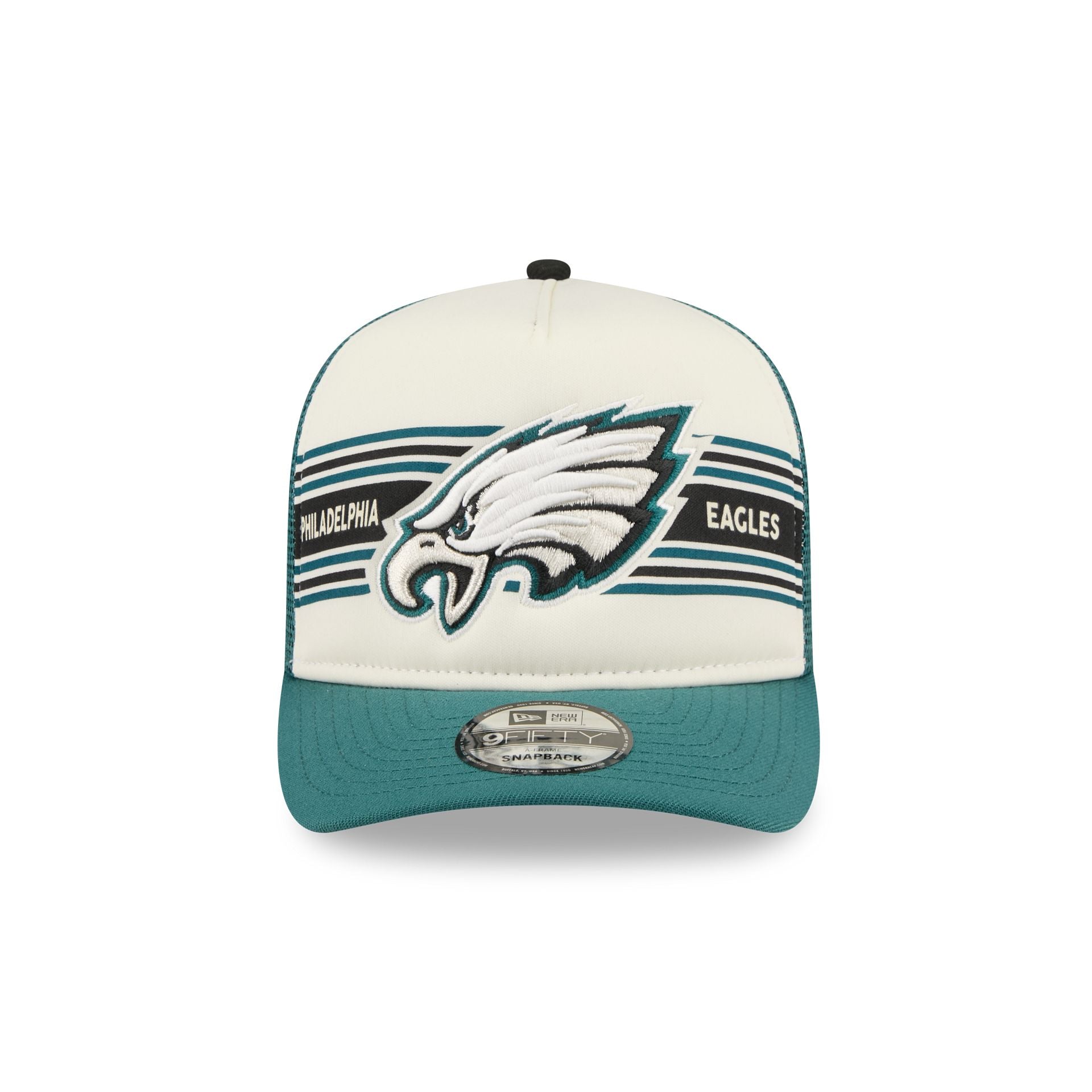 Philadelphia Eagles Banner 9FIFTY A-Frame Trucker Hat