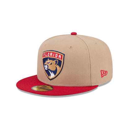 Florida Panthers Camel 59FIFTY Fitted Hat