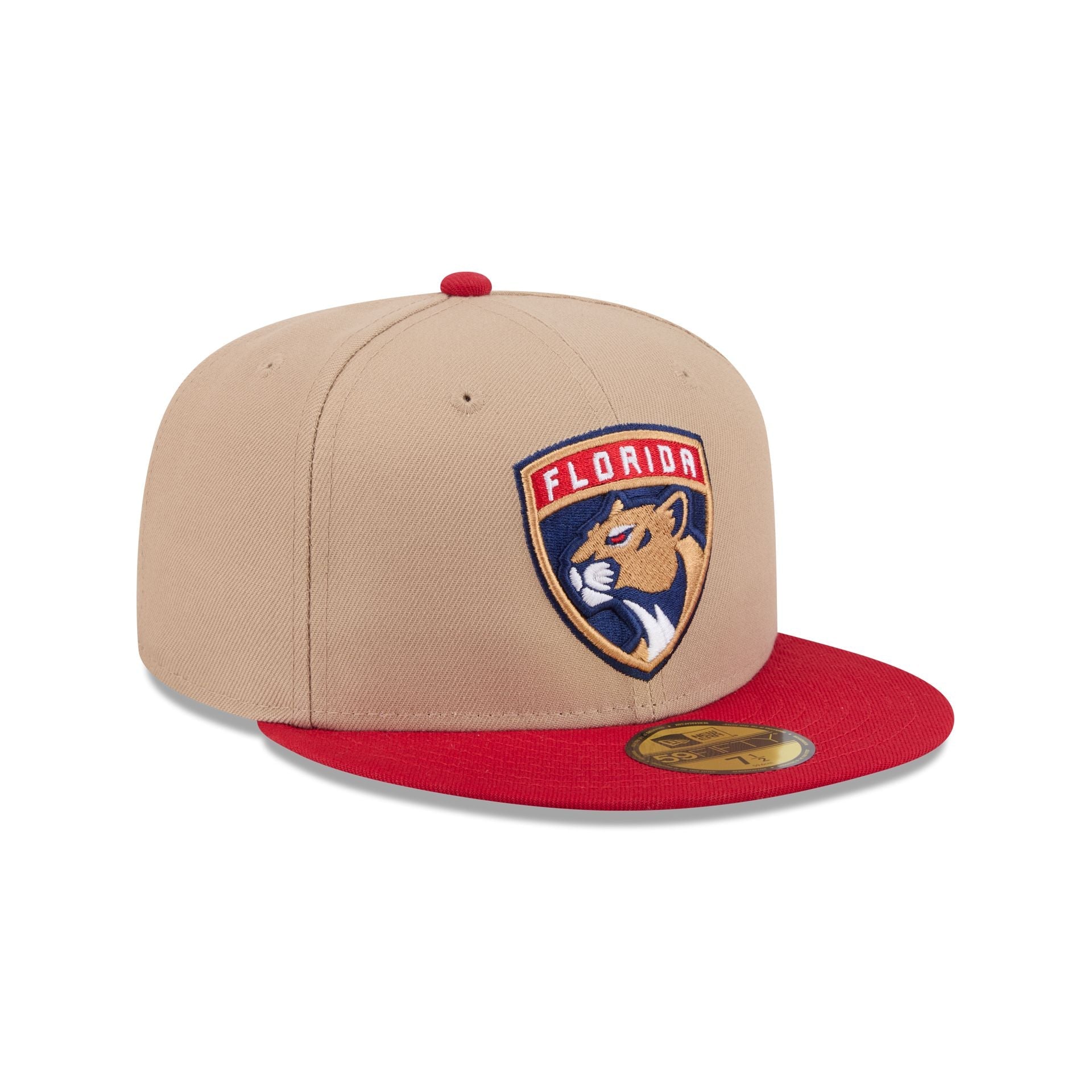 Florida Panthers Camel 59FIFTY Fitted Hat
