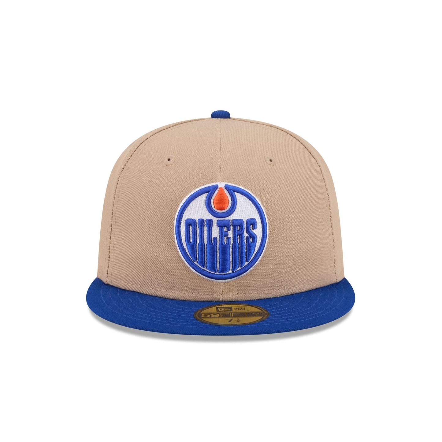 Edmonton Oilers Camel 59FIFTY Fitted Hat