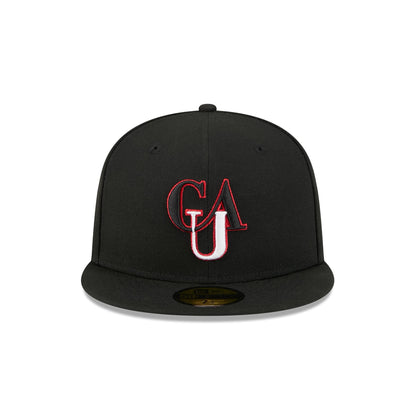 Clark Atlanta Panthers Go-To Black 59FIFTY Fitted Hat