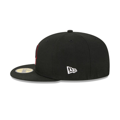 Clark Atlanta Panthers Go-To Black 59FIFTY Fitted Hat