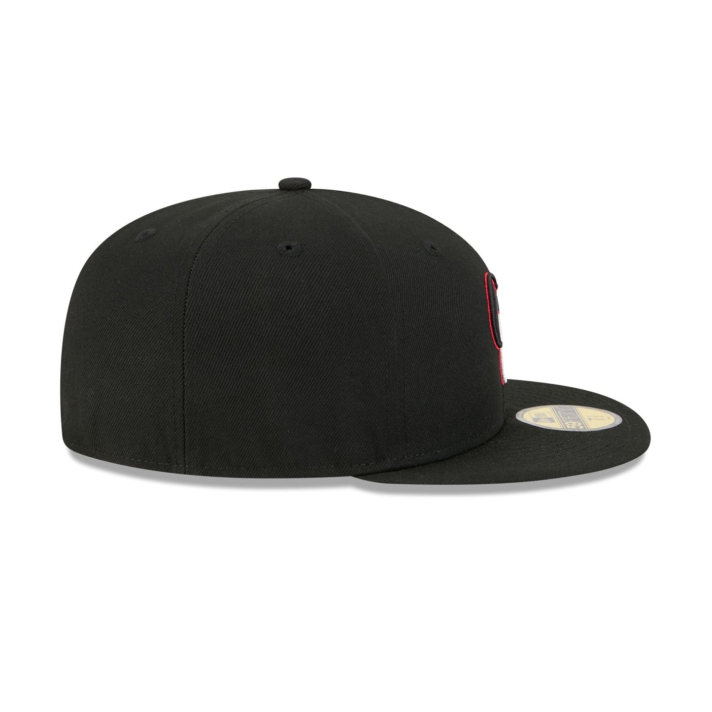 Clark Atlanta Panthers Go-To Black 59FIFTY Fitted Hat