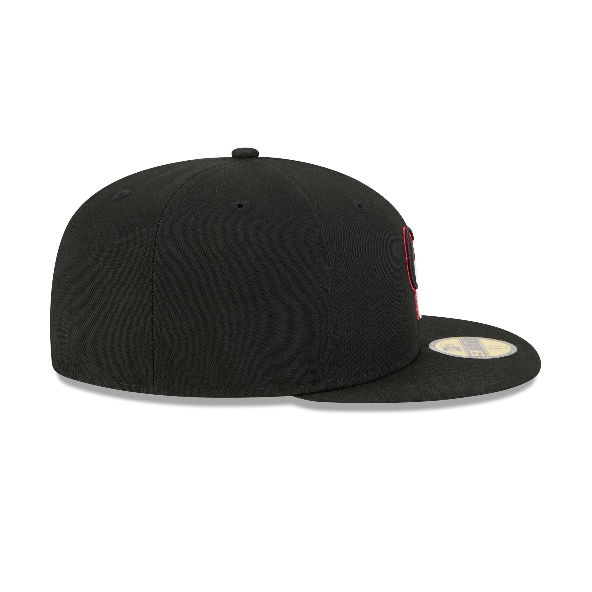 Clark Atlanta Panthers Go-To Black 59FIFTY Fitted Hat