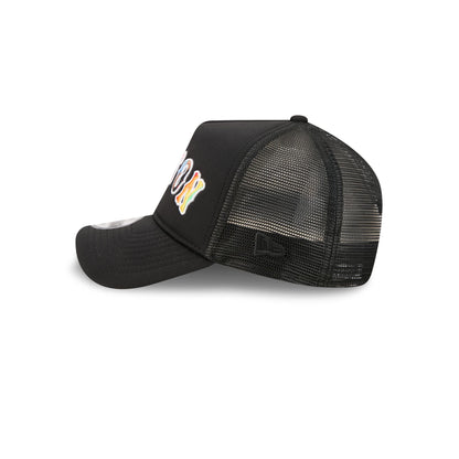 Boston Red Sox Rainbow Wordmark 9FORTY A-Frame Trucker Hat