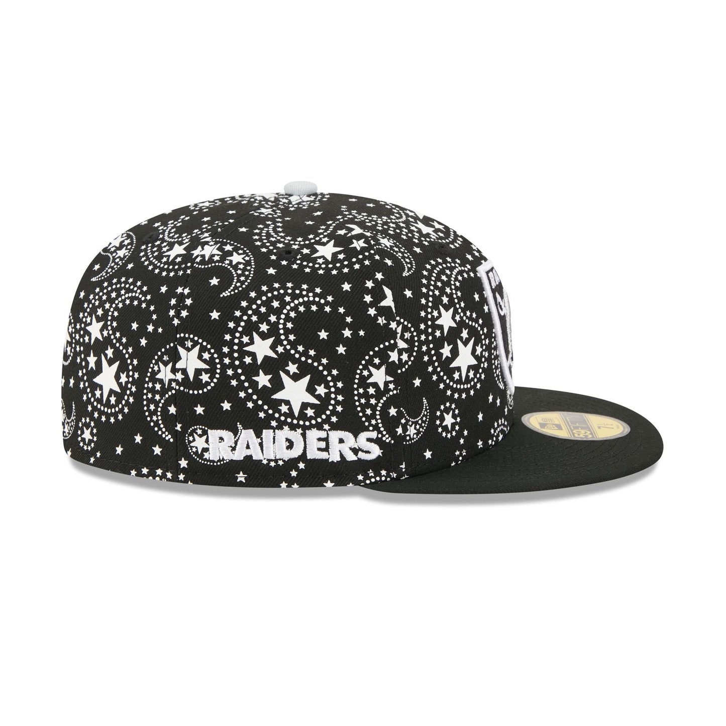 Las Vegas Raiders Star Studded 59FIFTY Fitted Hat
